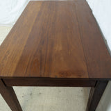 Solid Teak 2 Drawer Table