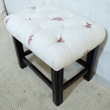 Upholstered & Wooden Stool