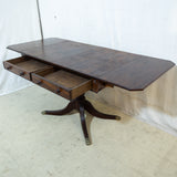 Regency Solid Cuban Mahogany Drop Side Table