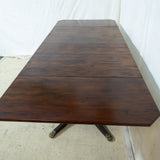 Regency Solid Cuban Mahogany Drop Side Table