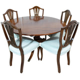 5-Seater Sheraton Table & 5x Matching Chairs