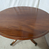 Round 5-Seater Solid Mahogany Table