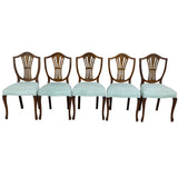 5-Seater Sheraton Table & 5x Matching Chairs
