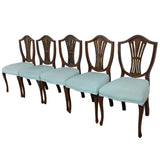 5-Seater Sheraton Table & 5x Matching Chairs
