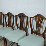 5x Sheraton Mahogany Shield Back Chairs