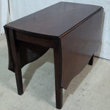 Antique 6-Seater Solid Mahogany Dropside Table