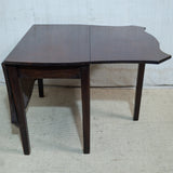 Antique 6-Seater Solid Mahogany Dropside Table