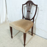 Mahogany Shield Back Chair