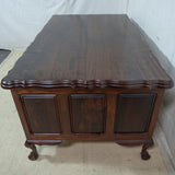Large Solid Imbuia Executive Desk