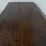 Large Solid Imbuia Executive Desk