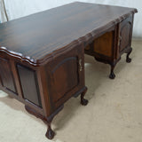 Large Solid Imbuia Executive Desk