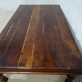 Large Indonesian Style Solid Mango Wood Coffee Table