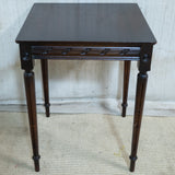 Square Mahogany Side Table