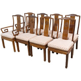 Chinese Ming Style Solid Rosewood Extension Table & 8x Chairs