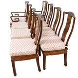 Chinese Ming Style Solid Rosewood Extension Table & 8x Chairs