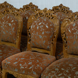 Ornate 8-Seater Cherrywood Dining Table & Chairs