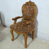 Ornate 8-Seater Cherrywood Dining Table & Chairs