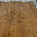 Ornate 8-Seater Cherrywood Dining Table & Chairs
