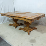 Ornate 8-Seater Cherrywood Dining Table & Chairs