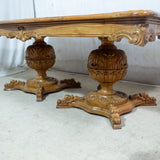 Ornate 8-Seater Cherrywood Dining Table & Chairs