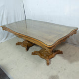 Ornate 8-Seater Cherrywood Dining Table & Chairs