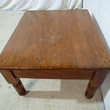 Square Pine Coffee Table