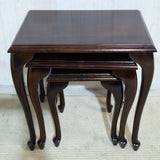 Solid Imbuia Nest of Tables