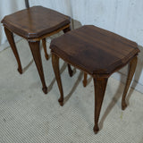 Pair of Solid Imbuia Side Tables