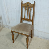 8x Edwardian Oak Dining Chairs