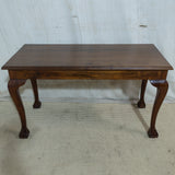 Long Solid imbuia Side Table