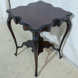 Edwardian Mahogany 2-Tier Lamp Table
