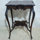 Edwardian Mahogany 2-Tier Lamp Table