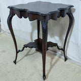 Edwardian Mahogany 2-Tier Lamp Table