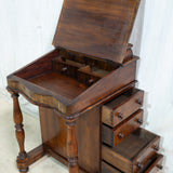 Victorian Walnut Davenport