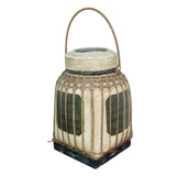 Vintage Thai Bamboo Woven Rice Container
