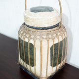 Vintage Thai Bamboo Woven Rice Container