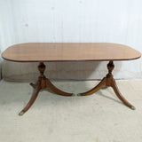 6-Seater Regency Style Oval Mahogany Table
