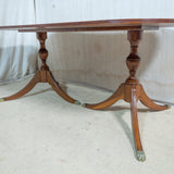 6-Seater Regency Style Oval Mahogany Table