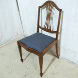 6x Mahogany Shield-Back Dining Chairs