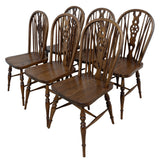 6x Elmwood Windsor Chairs