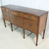 Regency Style Serpentine Shaped Mahogany Sideboard