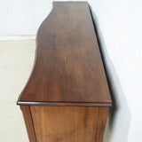 Regency Style Serpentine Shaped Mahogany Sideboard