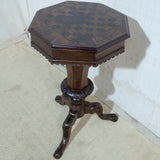 Victorian Walnut & Inlaid Chess Table