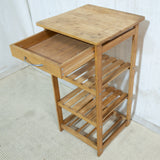 Bamboo Kitchen Side Table