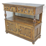 Solid Oak 2 Tier Server