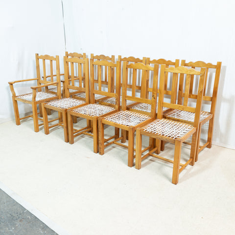 10x Yellowwood & Riempie Chairs