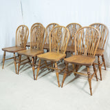 8x Ashwood Windsor Dining Chairs