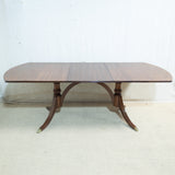 8-Seater Solid Mahogany Sheraton Style Extension Dining Table