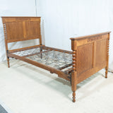 Solid Oak Single Bed Set