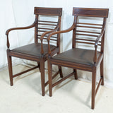 Pair of Edwardian Mahogany Armchairs